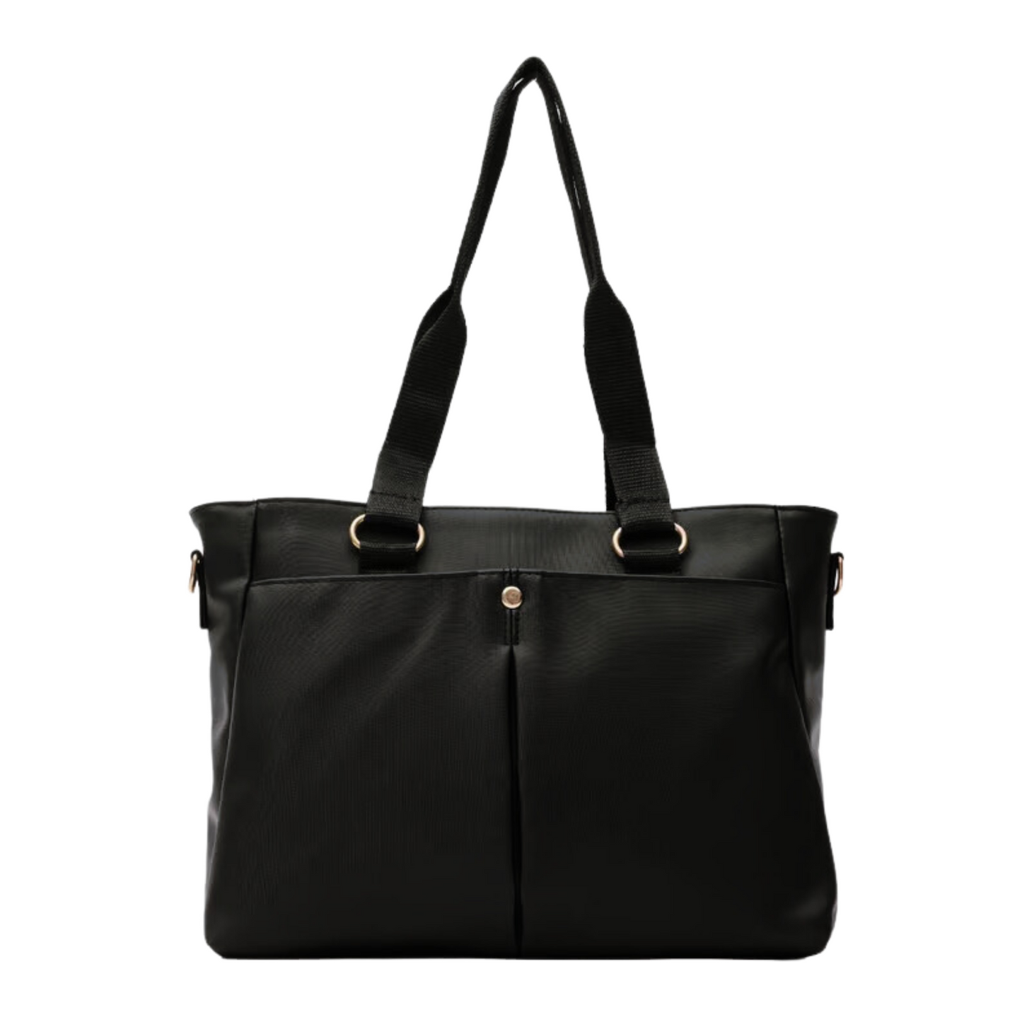 【SATIIIZ】Limb nylon big cross bag Nylon Crossbody Bag With Long Strap - Black – Base'ic