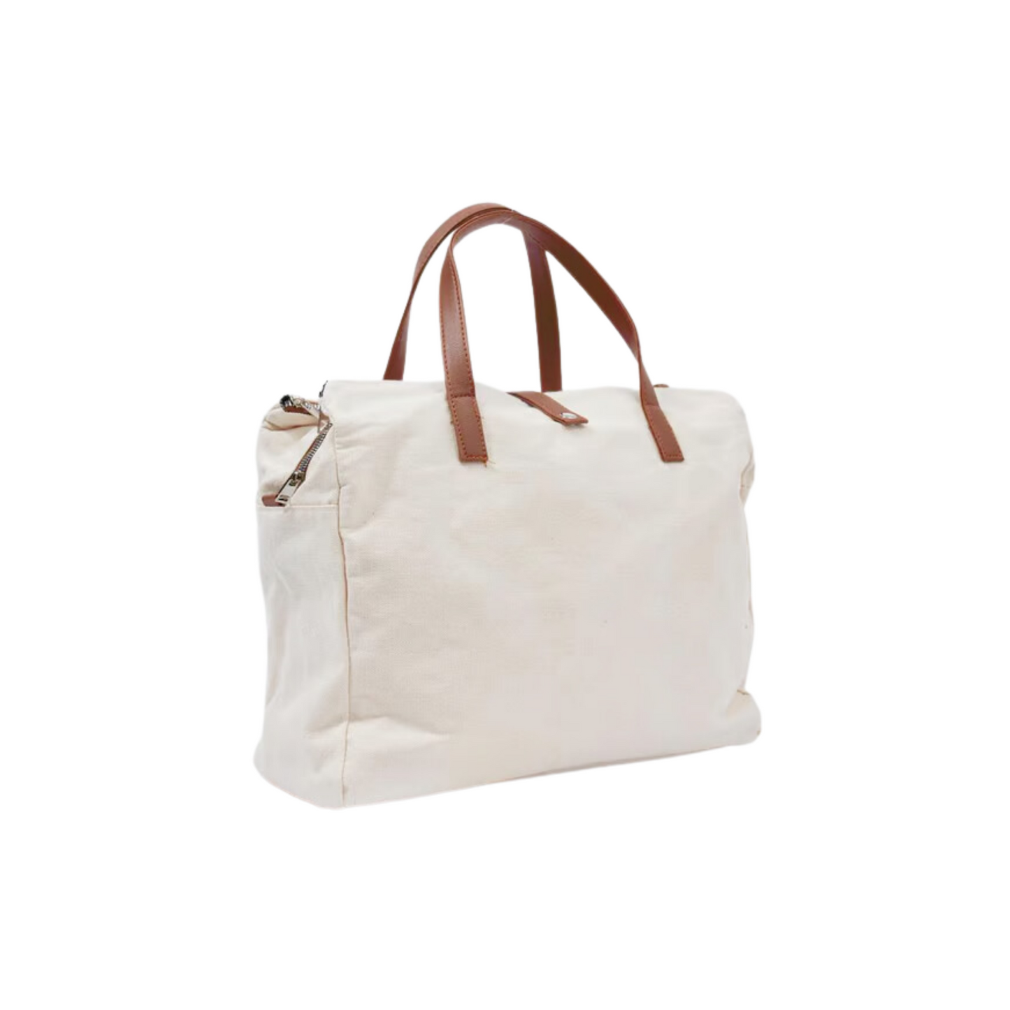 Organic Linen Shoulder Bag - Cream