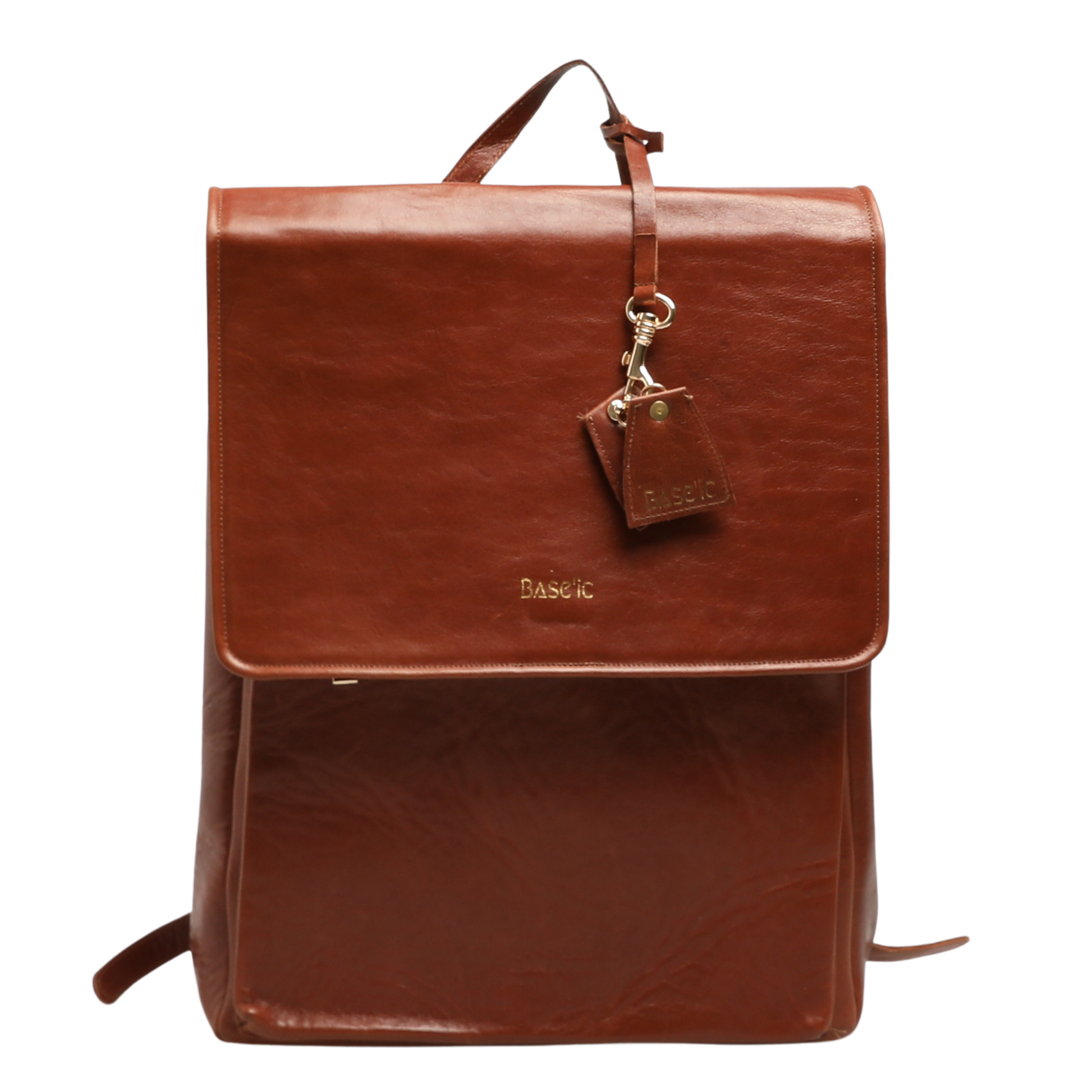 brown genuine leather backpack Genuine Leather Backpack With Laptop Compartment